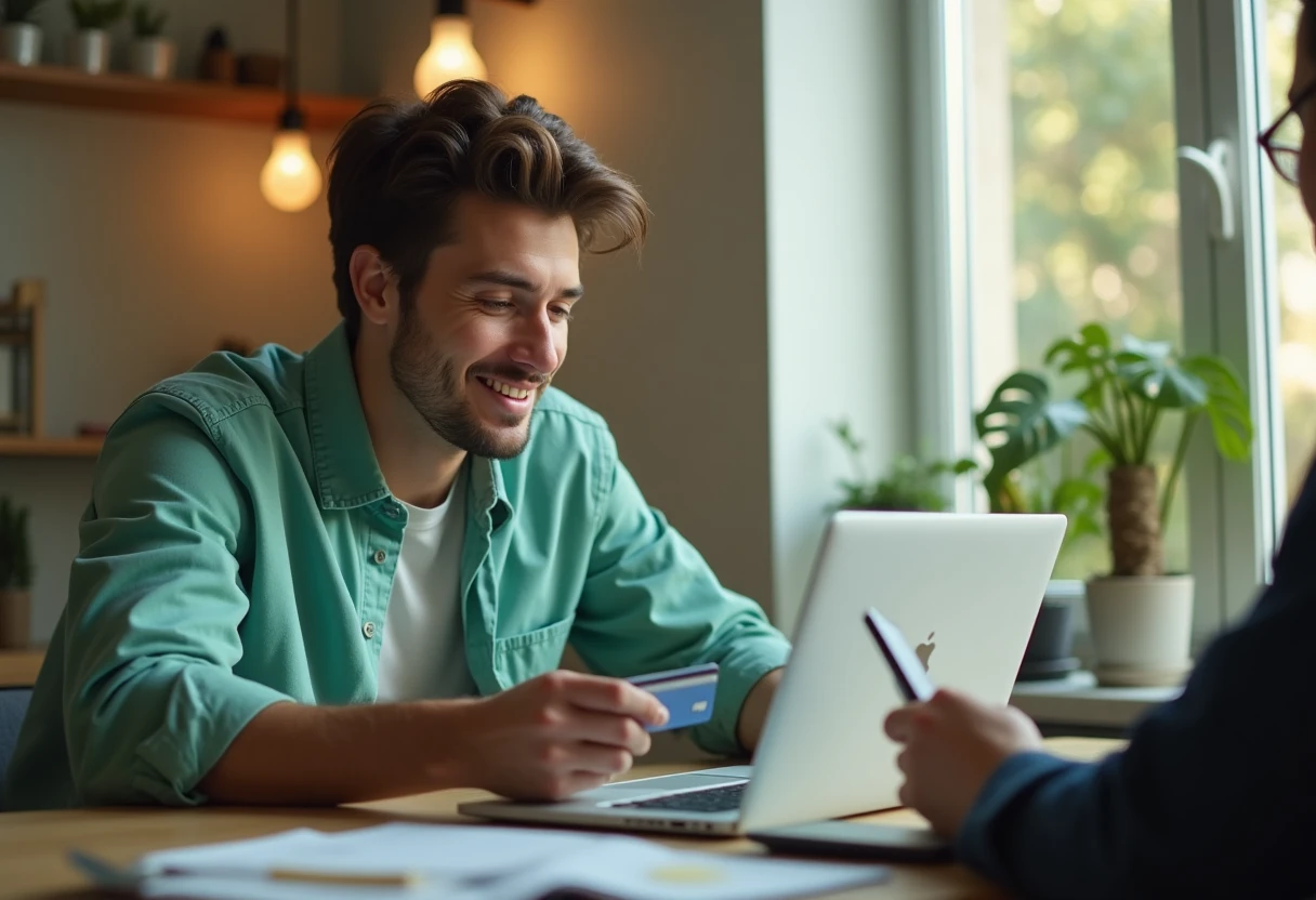 Student überprüft Finanzen